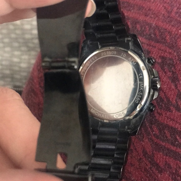 Black Michael Kors graphite watch- - Picture 4 of 7